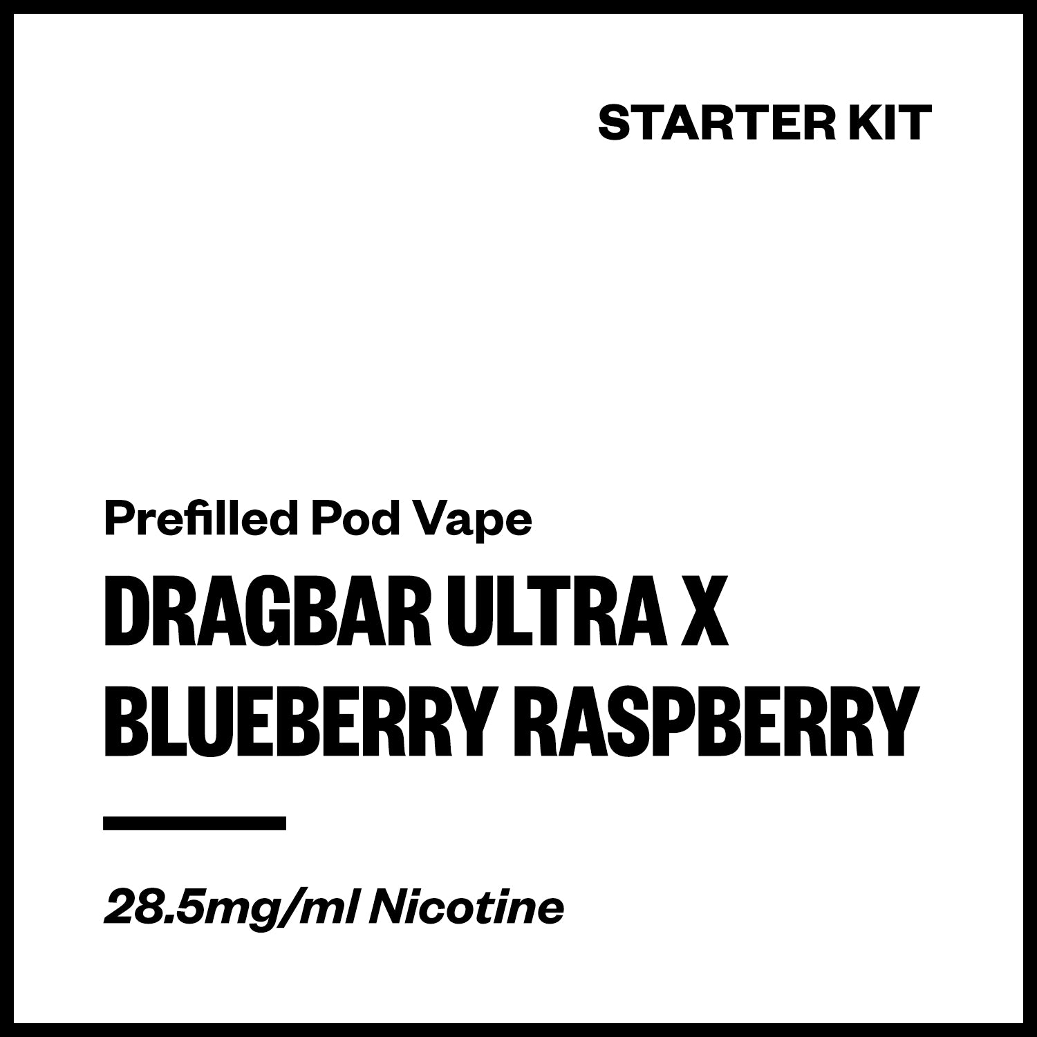 dragbar-ultra-x-kit-blueberry-raspberry.jpg Dragbar Ultra X - Blueberry Raspberry (Starter Kit) - Image 1