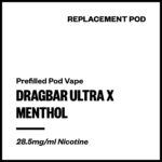 Dragbar Ultra X - Menthol (Replacement Pod)