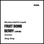 Fruit Bomb - Berry (Low MG Nic Salt E-Liquid 60ml)