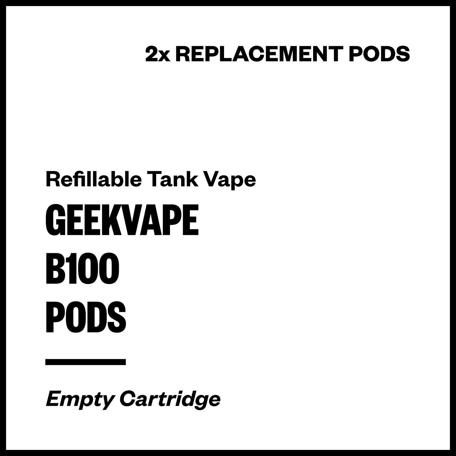 geekvape-b100-cartridge.jpg Geekvape B100 Replacement Pods (2 Pack) - Image 1