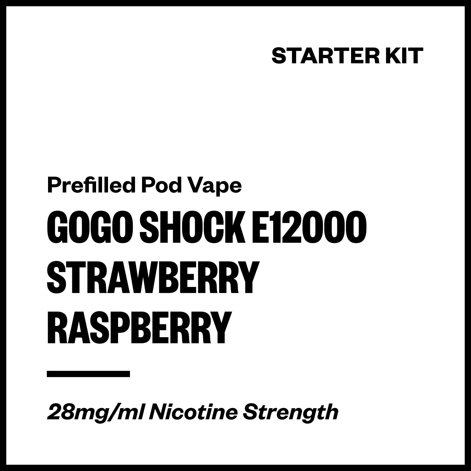 gogo-shock-e12000-kit-strawberry-raspberry.jpg GoGo Shock E12000 - Strawberry Raspberry (Starter Kit) - Image 1