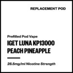 IGET Luna KP13000 - Peach Pineapple (Replacement Pod)