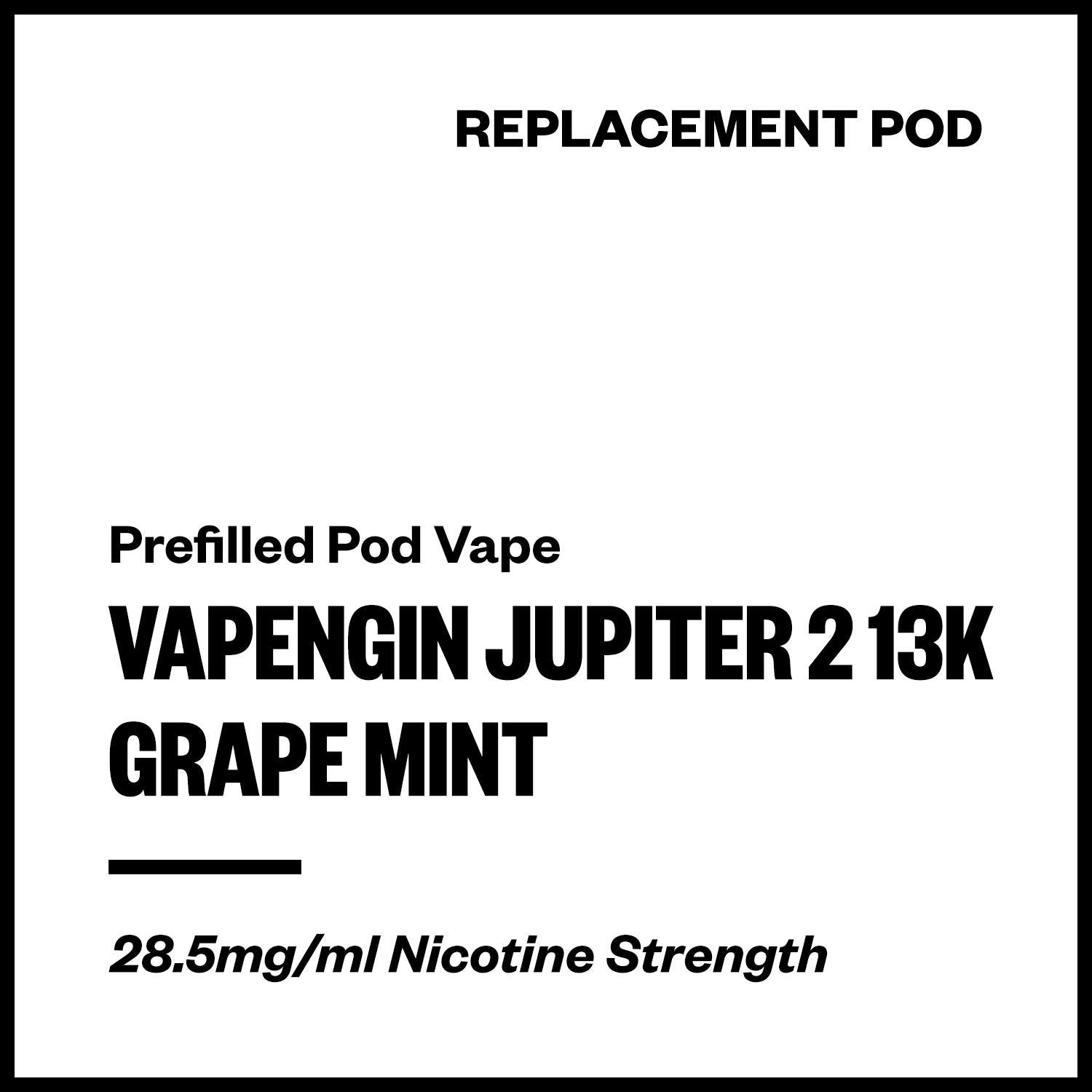 vapengin-jupiter-2-13k-pod-grape-mint.jpg Vapengin Jupiter 2 - Grape Mint (13,000 Puffs Replacement Pod) - Image 1