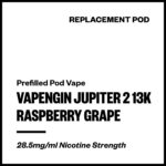 Vapengin Jupiter 2 - Raspberry Grape (13,000 Puffs Replacement Pod)